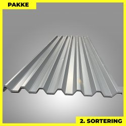 Trapezplade MTP 45 - 2. sortering - 15 stk. af 3000 mm - Grafitgr� - 40,5 m�