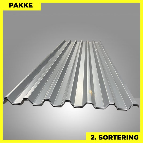Trapezplade MTP 45 - 2. sortering - 15 stk. af 3000 mm - Grafitgr� - 40,5 m�