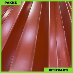 Trapezplade MTP 45 m/ dug - Restparti - 14 stk. af 3000 mm - 0,5 mm - M�rker�d - 37,8 m�