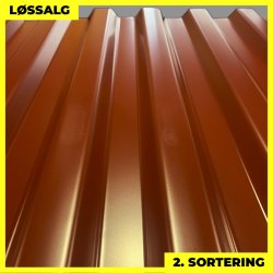 Trapezplade MTP 20 - 2. sortering - 600 mm - Mrkerd