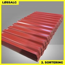 Trapezplade MTP 20 - 2. sortering - 600 mm - Mrkerd