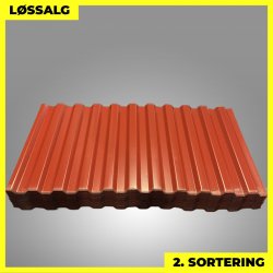 Trapezplade MTP 20 - 2. sortering - 600 mm - Mrkerd