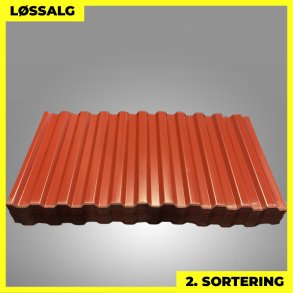 Trapezplade MTP 20 - 2. sortering - 600 mm - Mrkerd