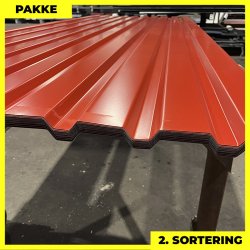 Trapezplade MVP 21 - V�g - 2. sortering - 18 stk. af 3000 mm - Svenskr�d - 55,8 m�