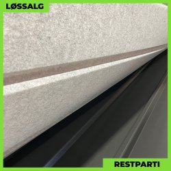 Pandeplade MTP 20/220 m/ dug - Restparti - 30 stk. af 4500 mm - 0,5 mm - Sort - 145,8 m&sup2;