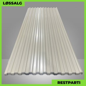 Trapezplade MTP 20 - Restparti - 3000 mm - 0,5 mm - Beige