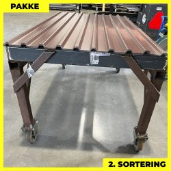 Trapezplade MTP 21 - 2. sortering - 9 stk. af 2000 mm - Brun - 18,6 m