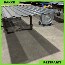 Trapezplade MTP 21 - Restparti - 7 stk. af 5000 mm - 0,4 mm - Antracitgr - 36,2 m