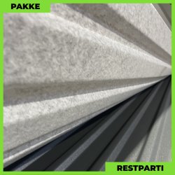 Trapezplade MTP 21 m/ dug - Restparti - 3 stk. af 4500 mm - 0,6 mm - Mat Grafitgr� - 13,9 m�