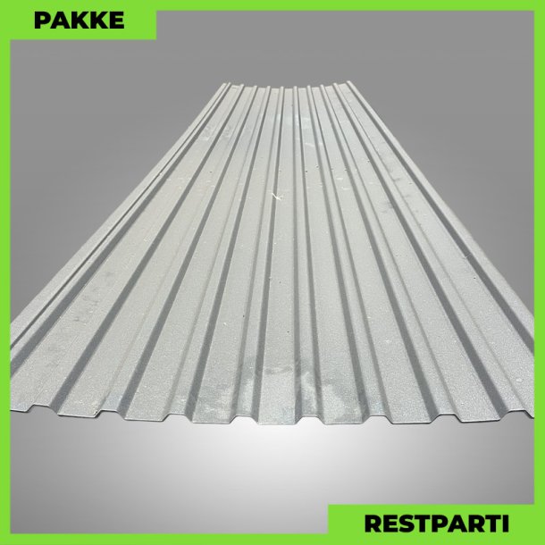 Trapezplade MTP 21 m/ dug - Restparti - 3 stk. af 4500 mm - 0,6 mm - Mat Grafitgr� - 13,9 m�