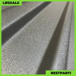 Trapezplade MTP 21 m/ dug - Restparti - 0,6 mm - Grafitgr Mat