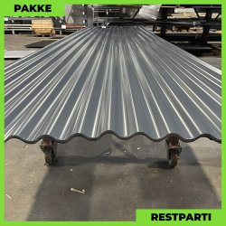 Sinus 18 - Restparti - 13 stk. af 4500 mm - 0,5 mm - Antracitgr� - 62,2 m�