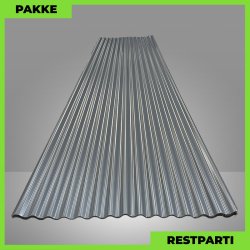 Sinus 18 - Restparti - 13 stk. af 4500 mm - 0,5 mm - Antracitgr� - 62,2 m�