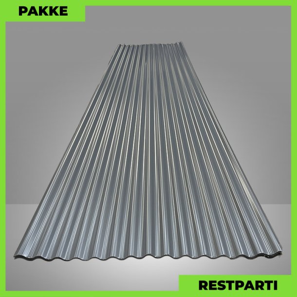 Sinus 18 - Restparti - 13 stk. af 4500 mm - 0,5 mm - Antracitgr� - 62,2 m�