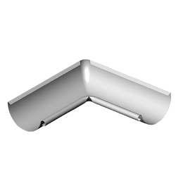 Gering til tagrende 90&deg;