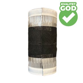 Areco Ventibnd m/ klb - 320 x 5000 mm - Sort