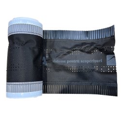 Standard Ventibnd m/ klb - 310 x 5000 mm - Sort