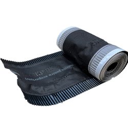 Standard Ventibnd m/ klb - 310 x 5000 mm - Sort