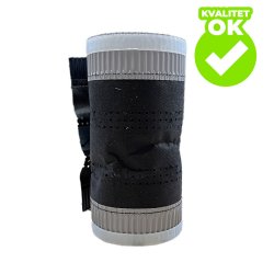 Standard Ventibnd m/ klb - 310 x 5000 mm - Sort