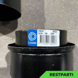 Lindab BUTK - Skydestykke med krave - Sort - 100 - Restparti