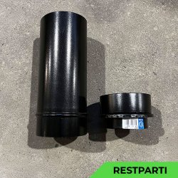 Lindab BUTK - Skydestykke med krave - Sort - 100 - Restparti