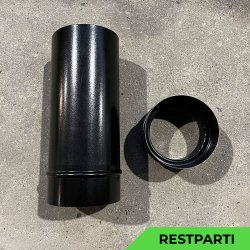 Lindab BUTK - Skydestykke med krave - Sort - 100 - Restparti