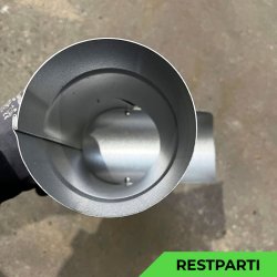 Lindab FUTK - Vandudviser med klap - Silver - 87 - Restparti