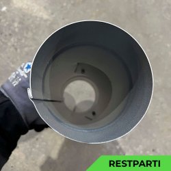 Lindab FUTK - Vandudviser med klap - Silver - 87 - Restparti