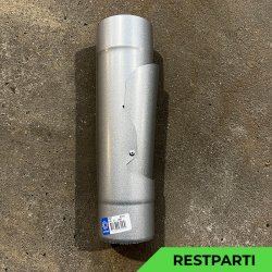 Lindab FUTK - Vandudviser med klap - Silver - 87 - Restparti