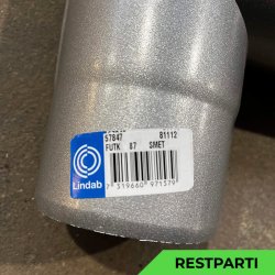 Lindab FUTK - Vandudviser med klap - Silver - 87 - Restparti