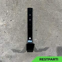 Lindab K16 - Rendejern - Sort - 160/100 mm - Restparti