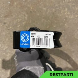 Lindab KFK - Lodret konsoljern - Sort - 100 mm - Restparti