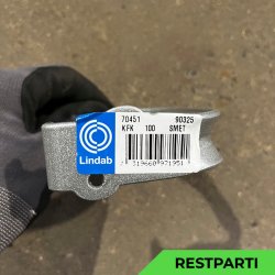 Lindab KFK - Lodret konsoljern - Silver - 100 mm - Restparti