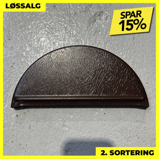 Endeluk til rund tagrygning - Brun - Plastisol - 2. sortering