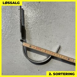 Justerbar konsoljern - Silver - 125 mm - 2. sortering