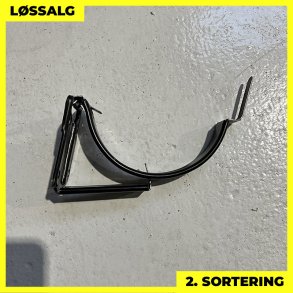 Justerbar konsoljern - Sort - 125 mm - 2. sortering