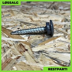 Montageskrue - 4,8x35 mm - TTAP Torx - RAL 7024 Grafitgr - 100 stk.