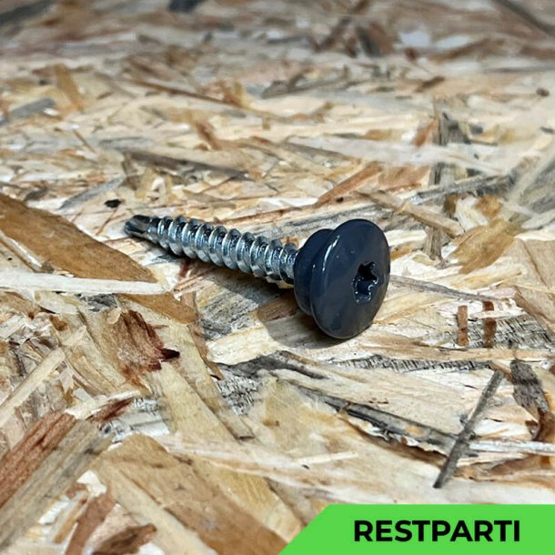 Montageskrue - 4,8x35 mm - TTAP Torx - RAL 7024 Grafitgr - 100 stk.