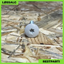 Montageskrue - 4,8x35 mm - TTAP Torx - RAL 7044 Lysegr - 100 stk.