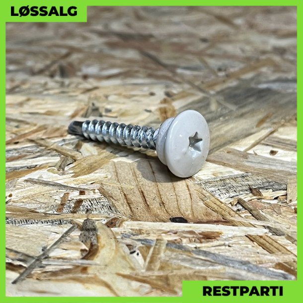 Montageskrue - 4,8x35 mm - TTAP Torx - RAL 7044 Lysegr - 100 stk.