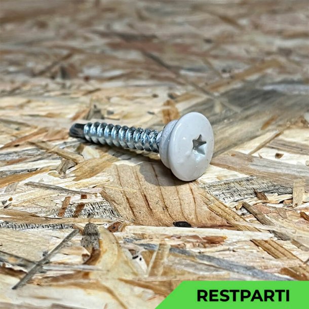 Montageskrue - 4,8x35 mm - TTAP Torx - RAL 7044 Lysegr - 100 stk.