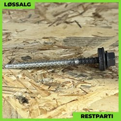 Montageskrue - 4,8x60 mm - Farmer - RAL 7024 Grafitgr - 100 stk.