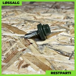 Skrue til stl - 4,8x19 mm - Farmer - RAL 6020 Grn - 250 stk.