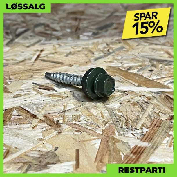 Montageskrue - 4,8x35 mm - Farmer - RAL 6020 Grn - 250 stk.