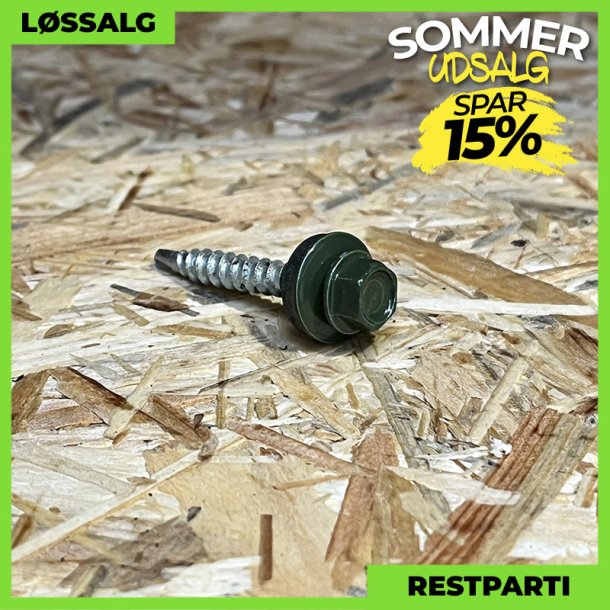 Montageskrue - 4,8x35 mm - Farmer - RAL 6020 Grn - 250 stk.