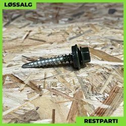 Montageskrue - 4,8x35 mm - Farmer - RAL 6007 Mrkegrn - 250 stk.