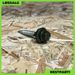 Montageskrue - 4,8x35 mm - Farmer - RAL 6007 Mrkegrn - 250 stk.