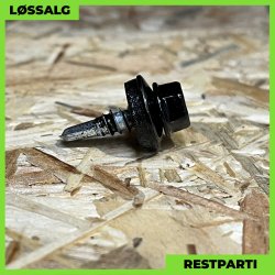 Skrue til stlse - 4,8x19 mm - Farmer - RAL 9005 Sort - 100 stk.