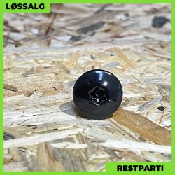 Skrue til stlse - 4,8x19 mm - TTAP Torx - RAL 9005 Sort - 100 stk.