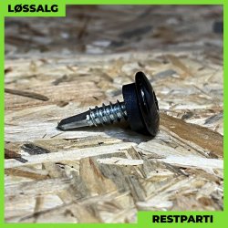 Skrue til stlse - 4,8x19 mm - TTAP Torx - RAL 9005 Sort - 100 stk.